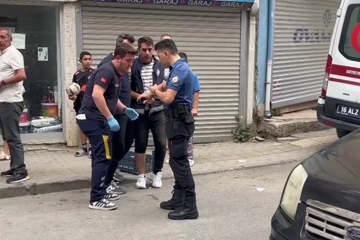 Bursa’da ihbara giden polise köpekle saldırdı : 2 polis yaralandı
