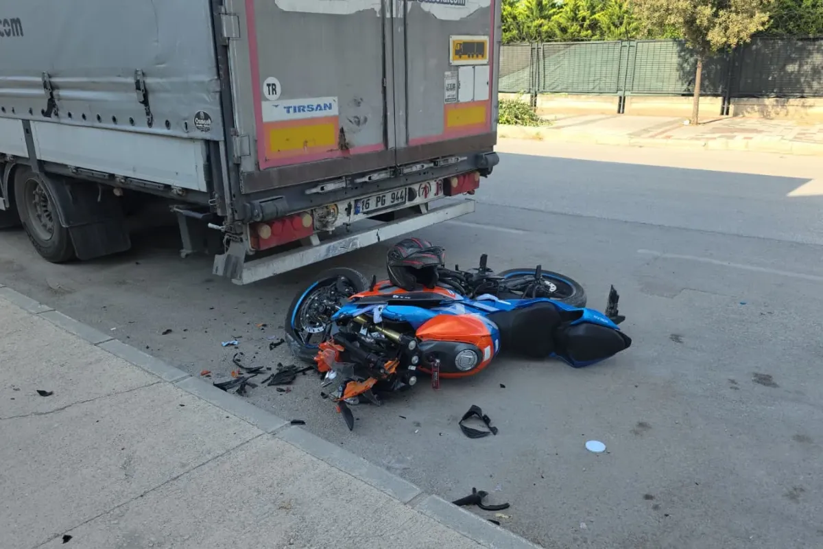 İnegöl'de feci kaza! Yaşam savaşı veriyor
