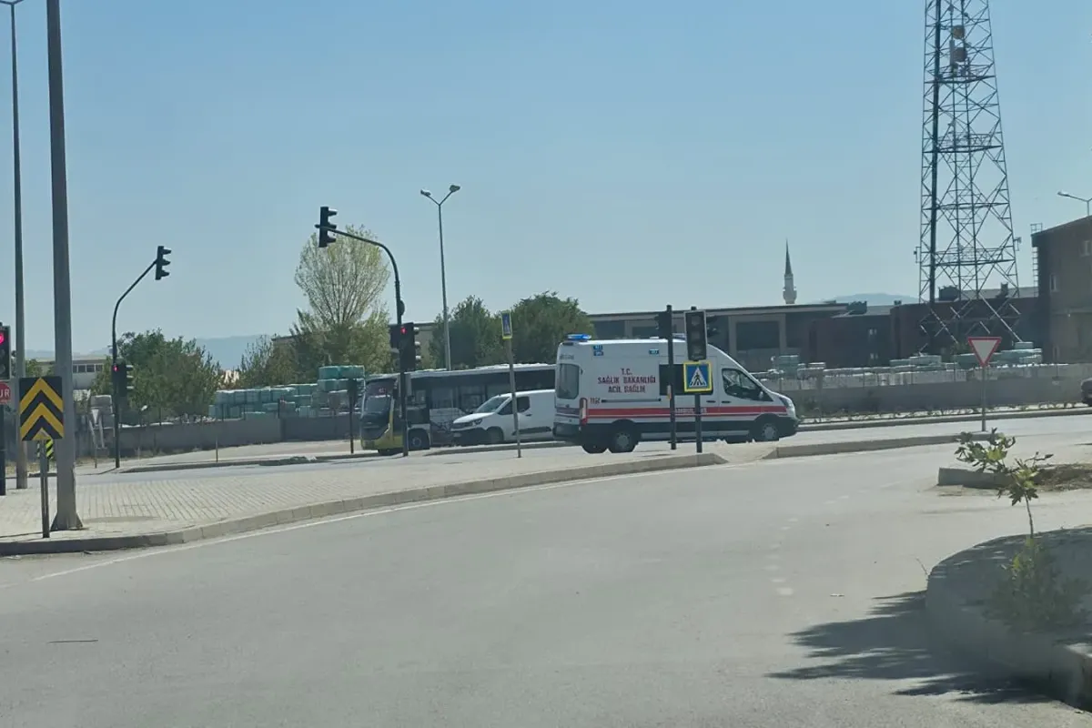 İnegöl'de korkutan kaza: 1 yaralı