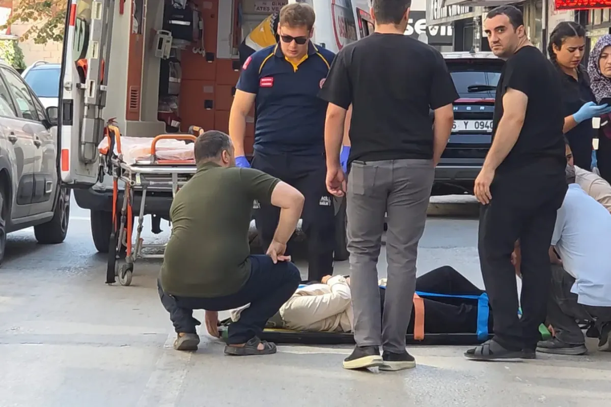 İnegöl'de korkutan kaza! Genç kadın hastanelik oldu