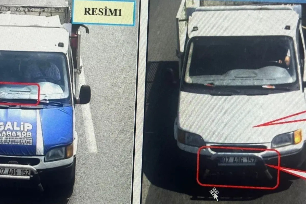 Aynı aracın üzerinde oynama yapıp, izini kaybettirmeye çalıştı