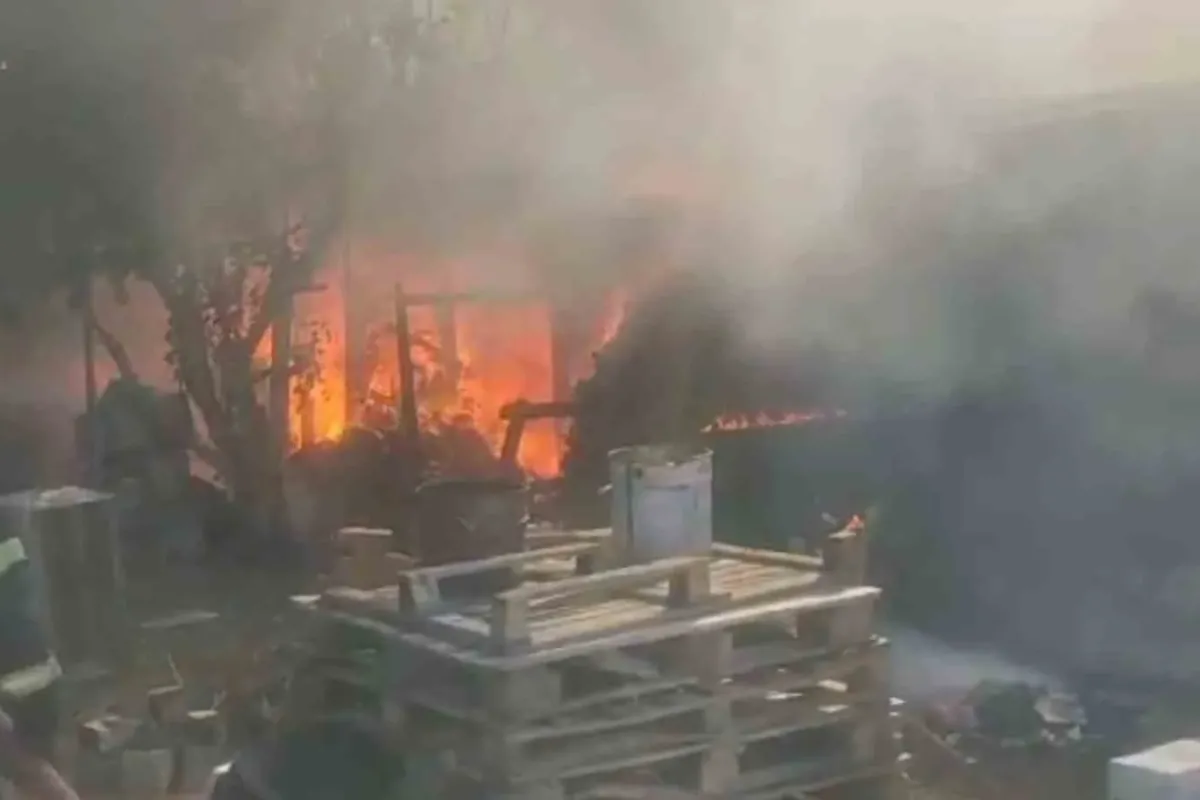 Bursa’da bağ evi alev alev yandı