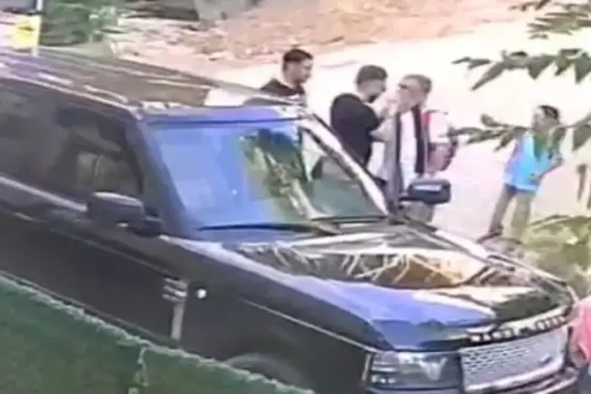 Evladının önünde tokatlanan baba konuştu