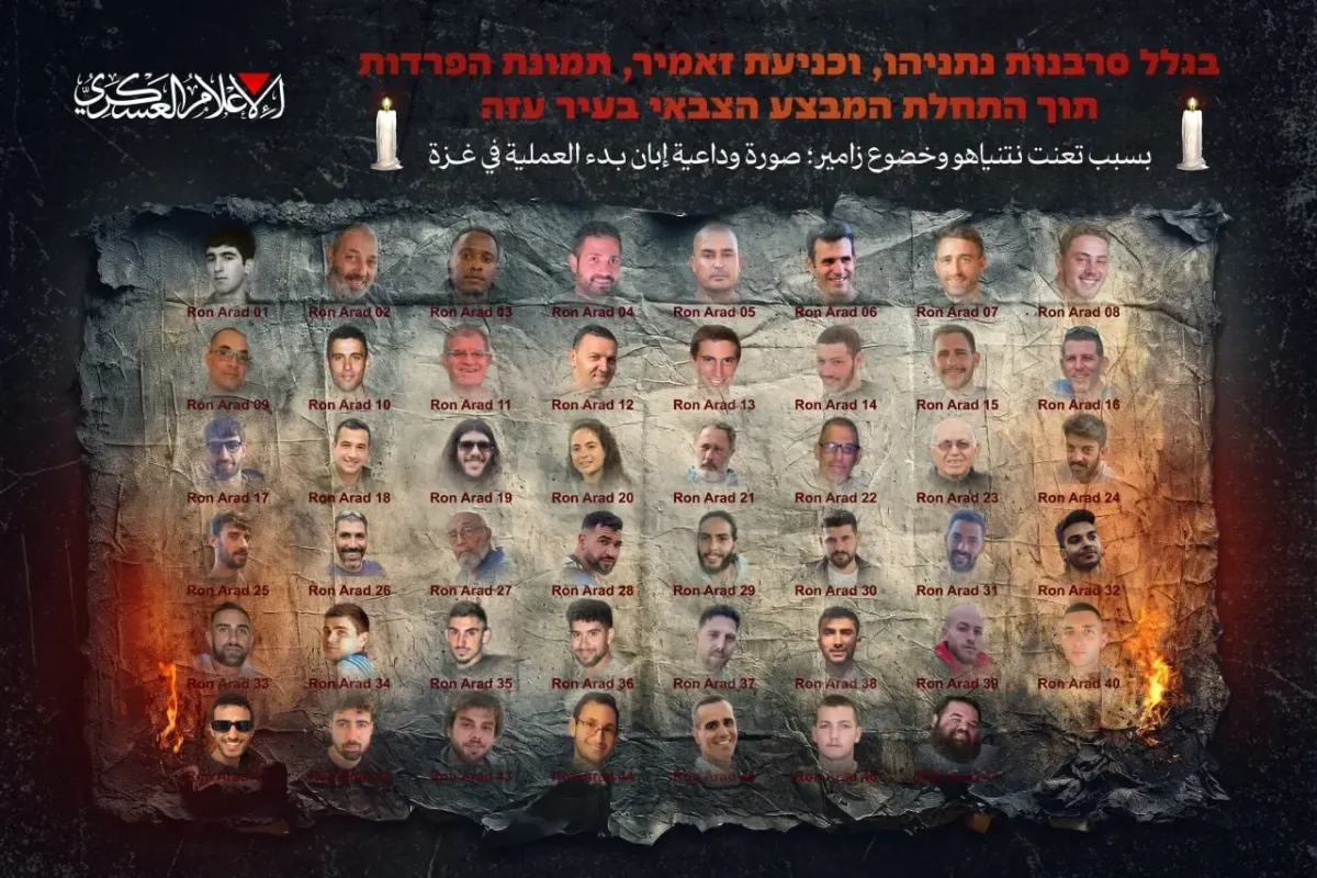 Hamas, Gazze'de ki Esirlerin Fotoğrafları Yayımlandı