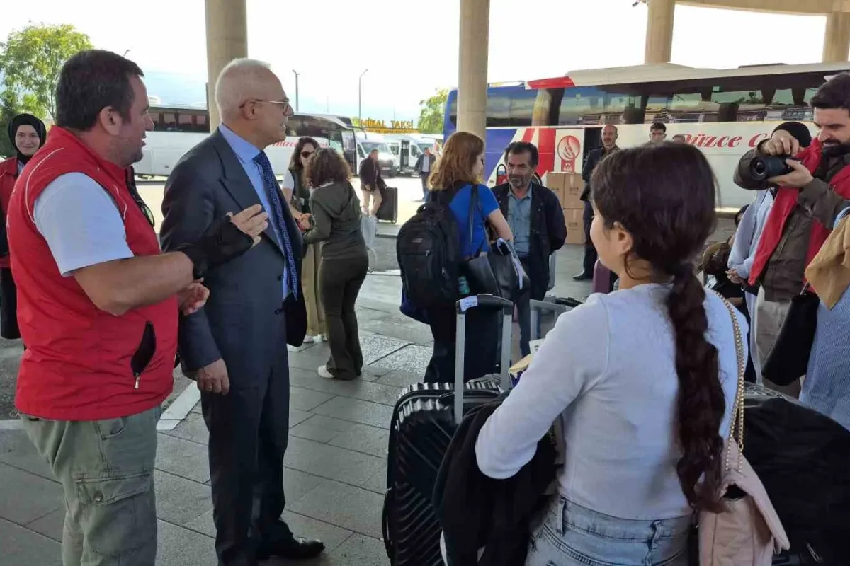 Düzce’de üniversitelilere ’hoş geldin’ karşılaması