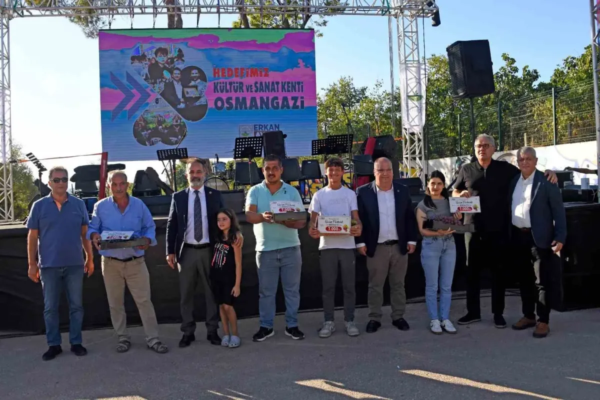 En kaliteli üzümler Osmangazi’de yarıştı