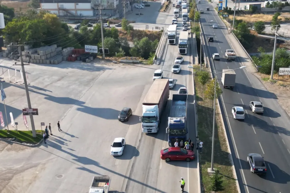 İnegöl'de korkutan kaza!
