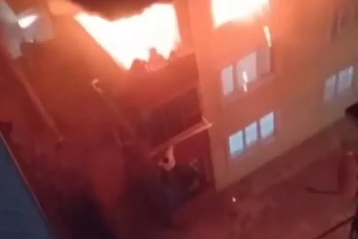Bursa’daki yangın faciasında dehşete düşüren görüntüler