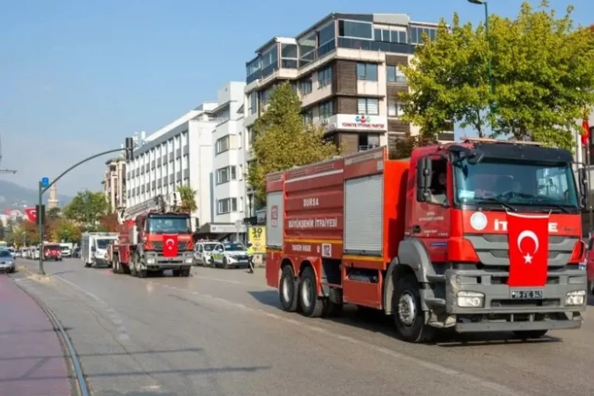 Bursa İtfaiyesi 311 Yıldır Vatandaşın Yanında