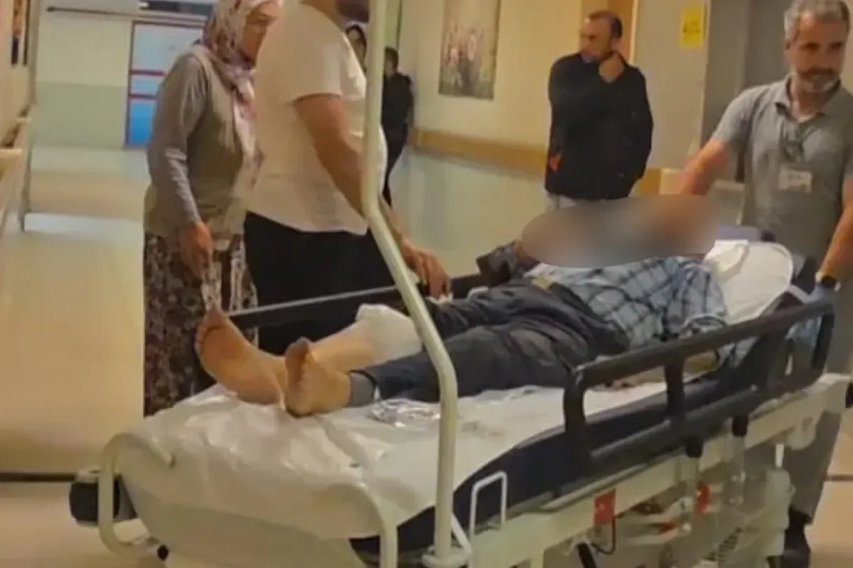 İnegöl'de hızar faciası! Yaşlı adam ağır yaralandı
