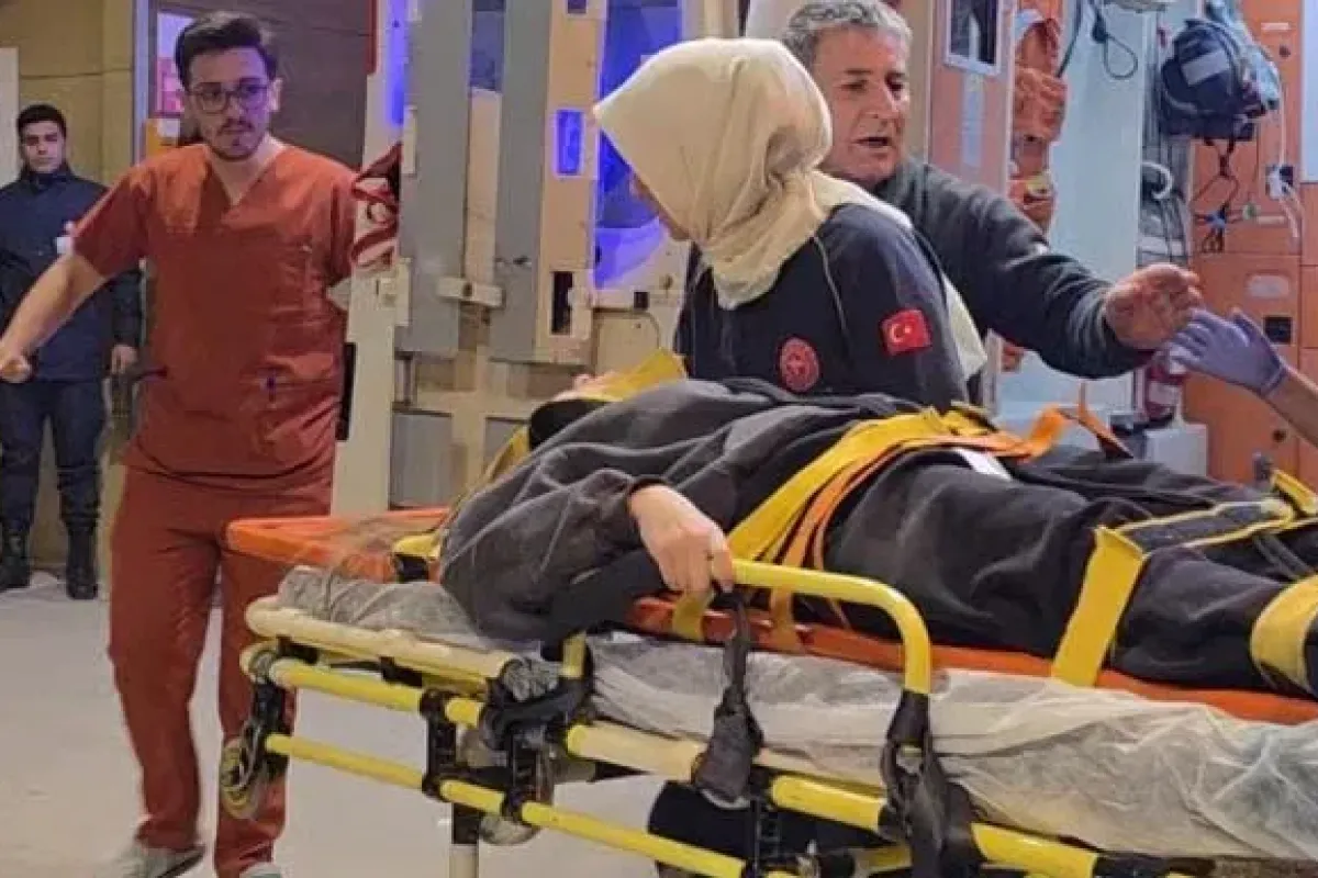 İnegöl’de genç kız 4. katran boşluğa düştü