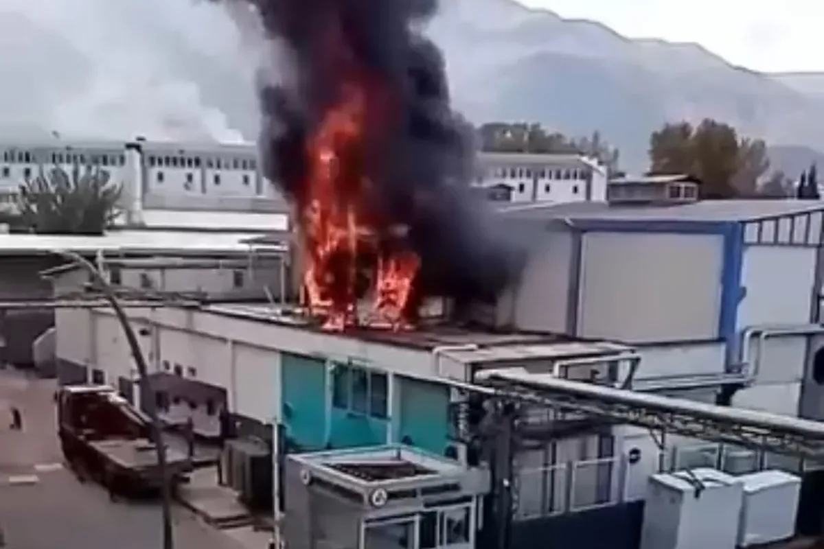 Bursa’da korkutan fabrika yangını