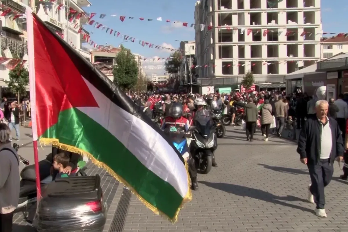 Motorcu Toplulukları Gazze İçin Farkındalık Sürüşü Düzenledi