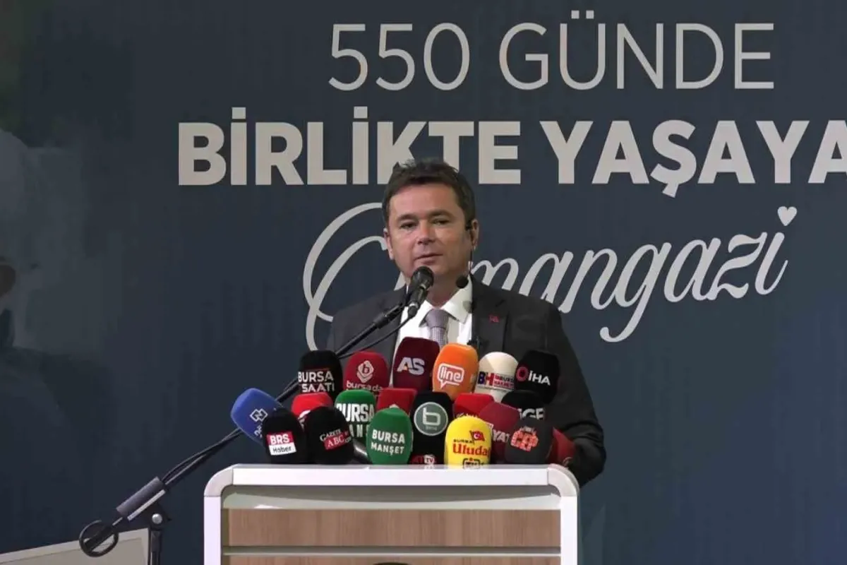 "550 günde birlikte yaşayan Osmangazi"