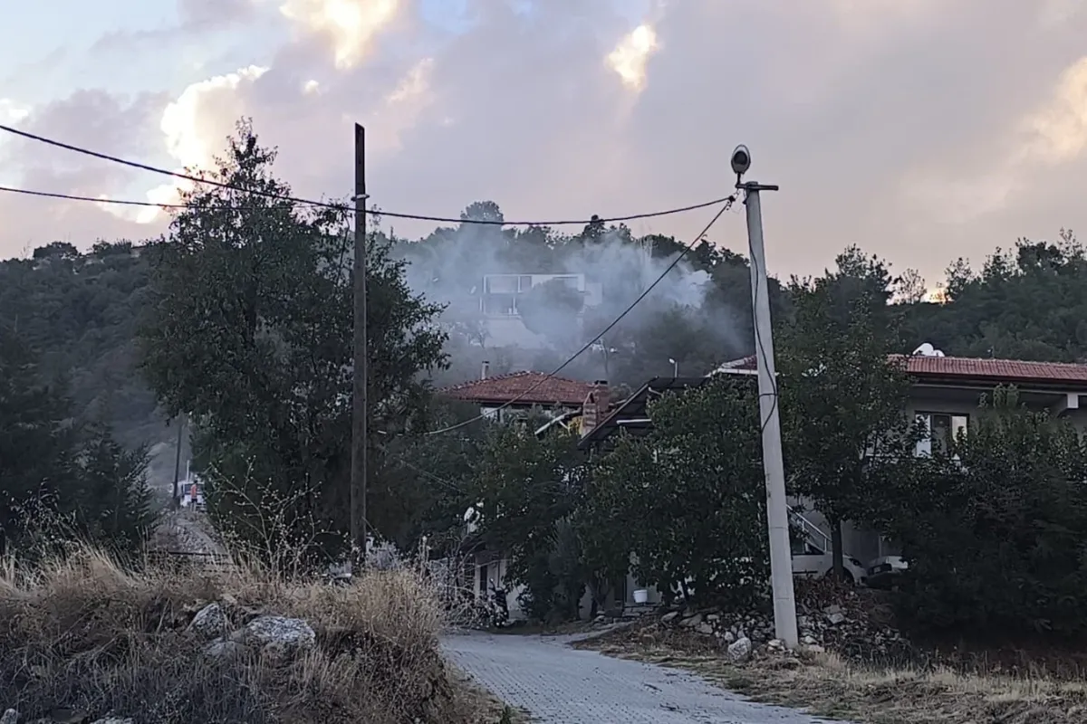 Ateşle yapılan temizlik yangına neden oldu