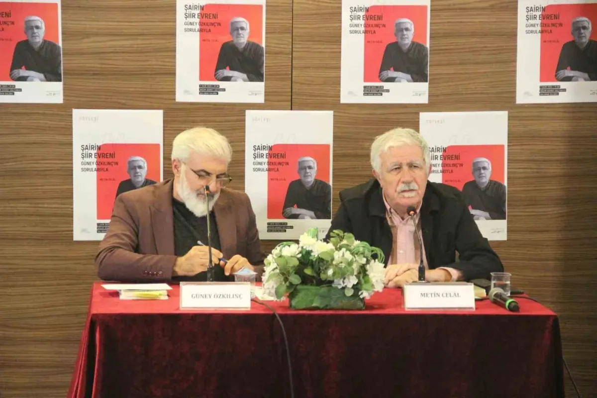 Metin Celal, şiirin estetik değerini anlattı
