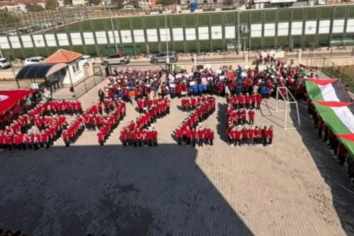 İnegöl'de ortaokul öğrencilerinden Gazze'ye destek!