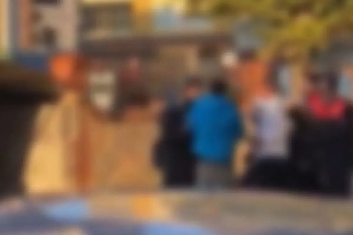 İnegöl'de trafikte çıkan kavgada taşlar havada uçuştu