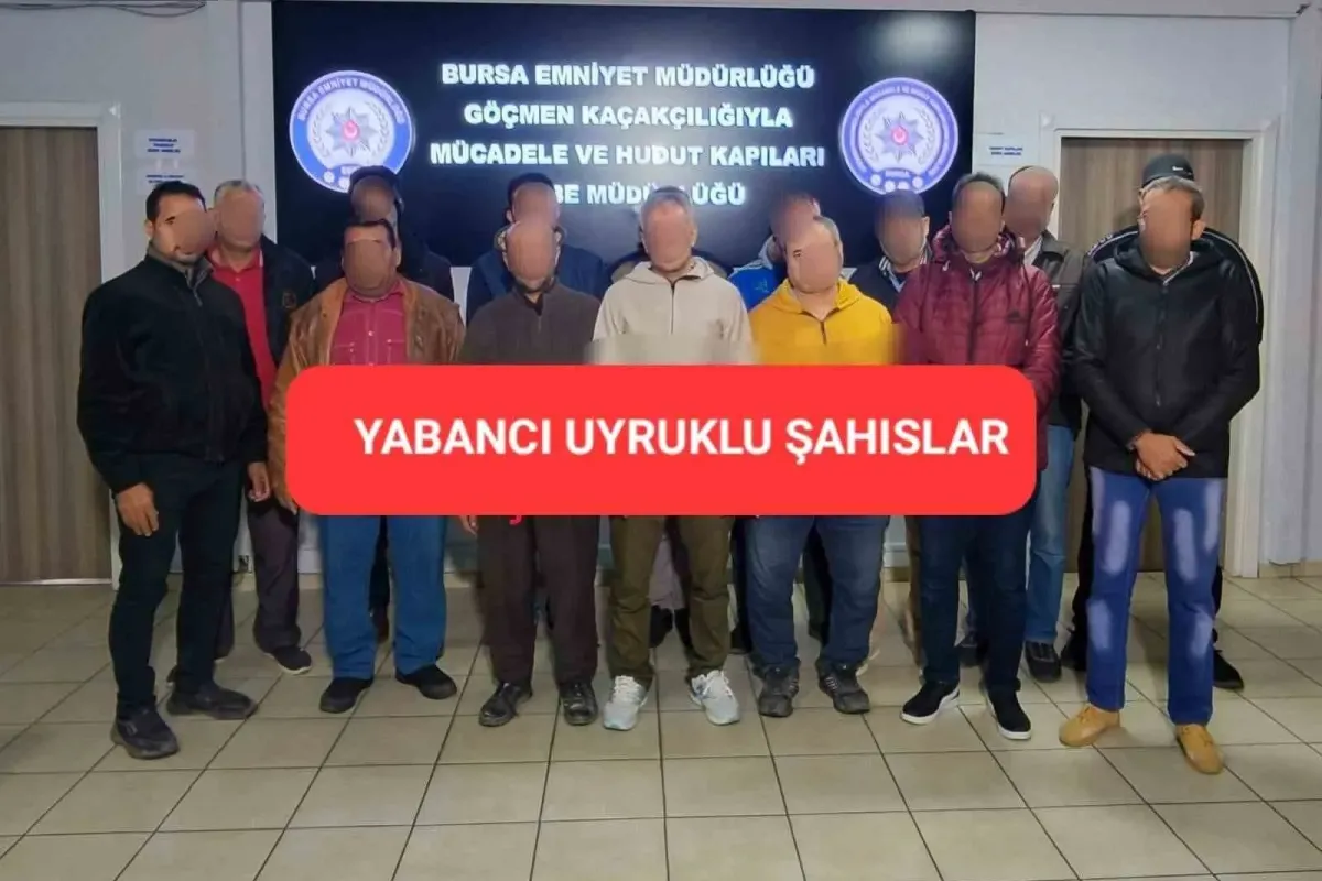 İnegöl'de Operasyon 33 Kişi Yakalandı