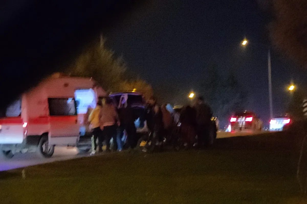 İnegöl'de Bisikletli Çocuk Otomobilin Çarpması Sonucu Yaralandı