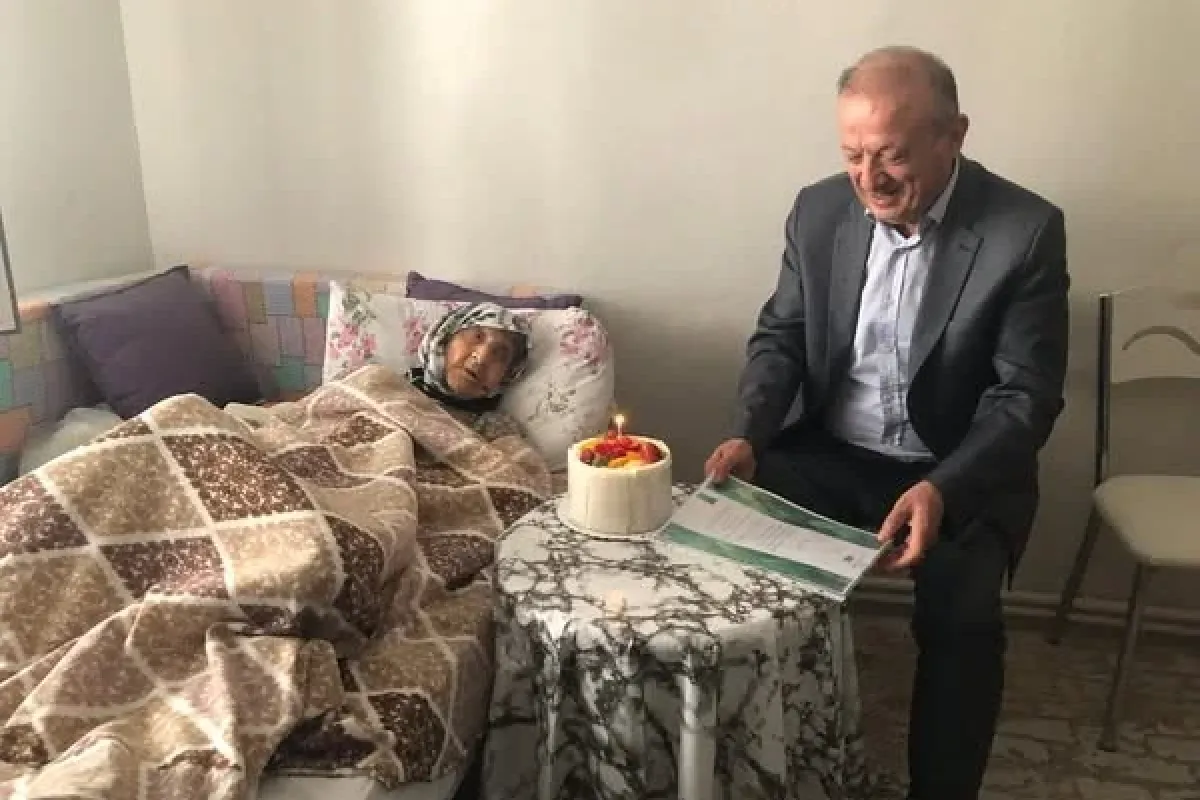 Kaymakam 2 padişah, 12 cumhurbaşkanı ve 27 başbakan gören çınara pasta kesti