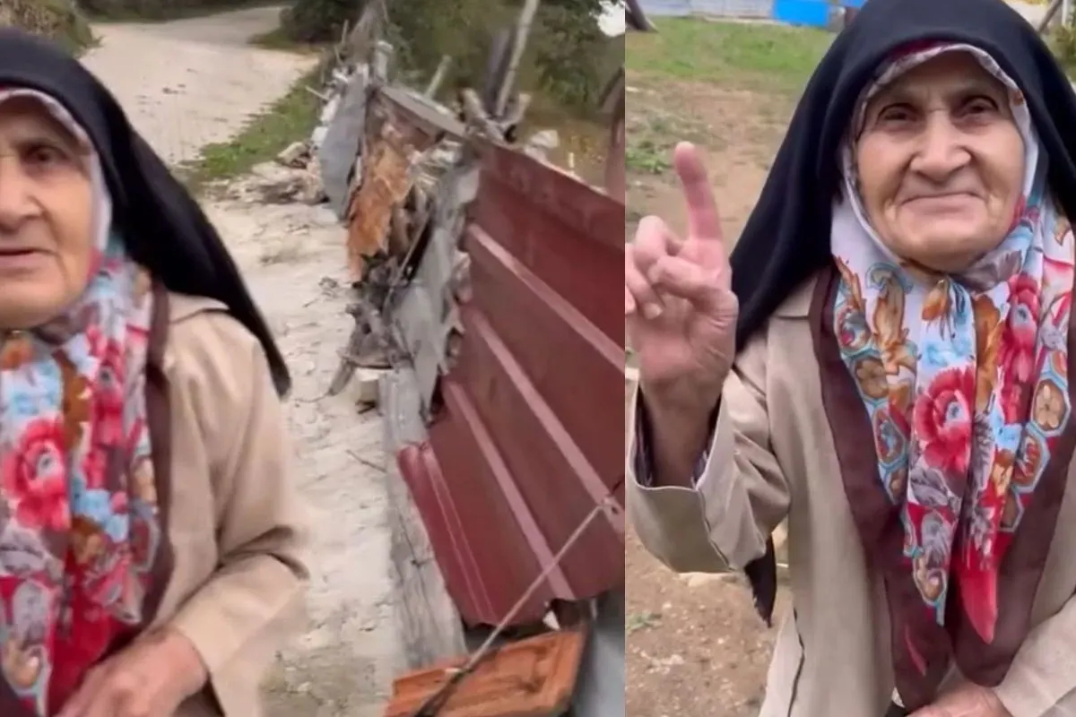 82 yaşındaki Asiye ninenin yol isyanı! Hayatım tehlikede