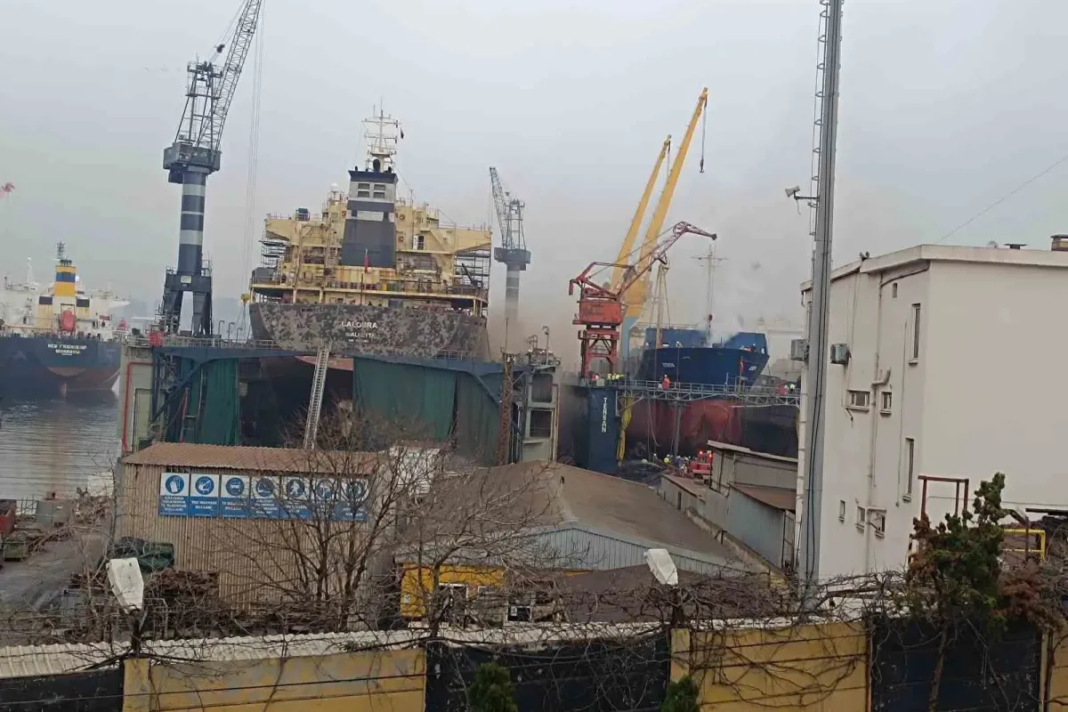 Tuzla tersanesinde patlama! Ölü ve yaralılar var
