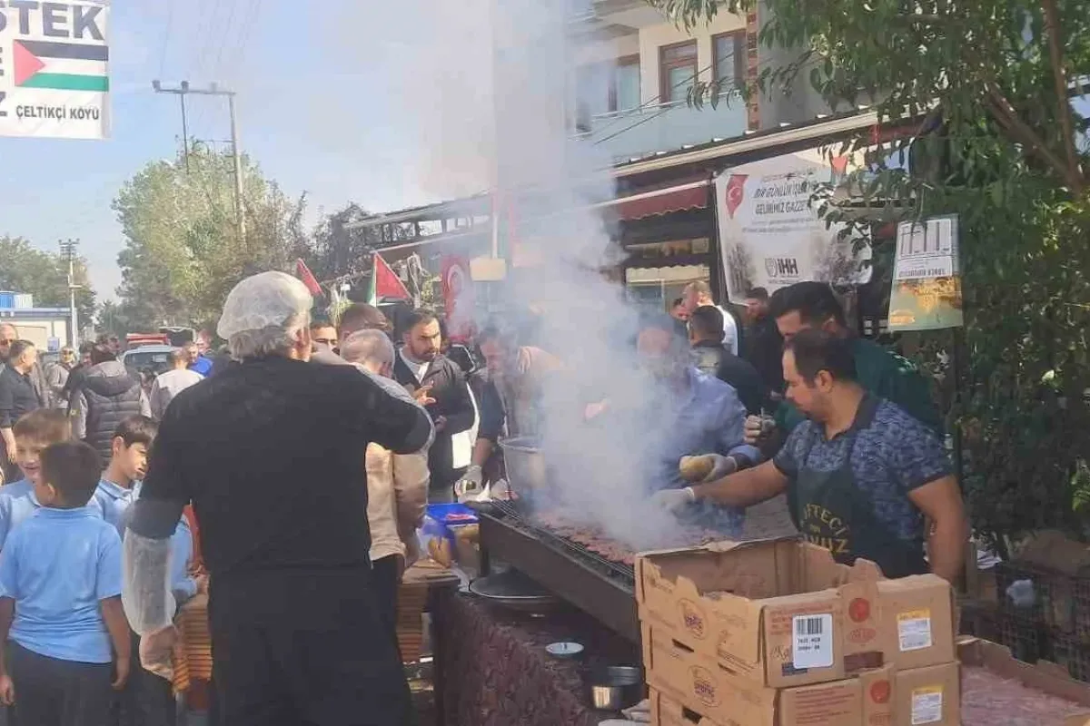 Bursa’nın Çeltik Mahallesinden Gazze’ye destek