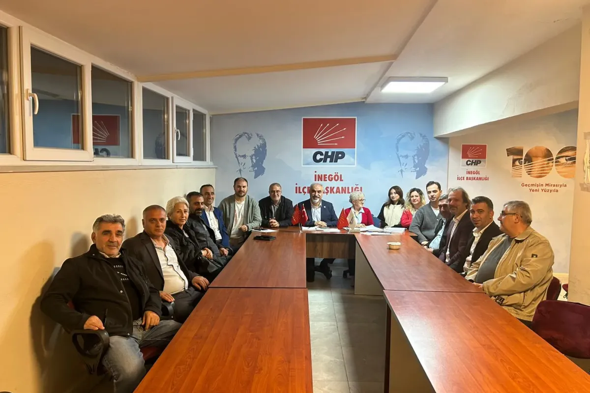 CHP İnegöl İlçe Başkanlığı’nda Görev Dağılımı Tamamlandı