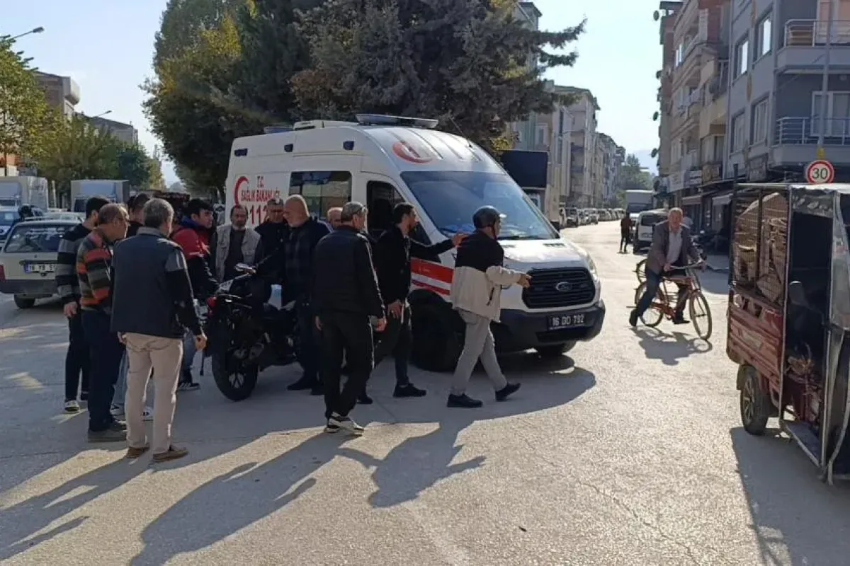 İnegöl'de feci kaza! 2 yaralı