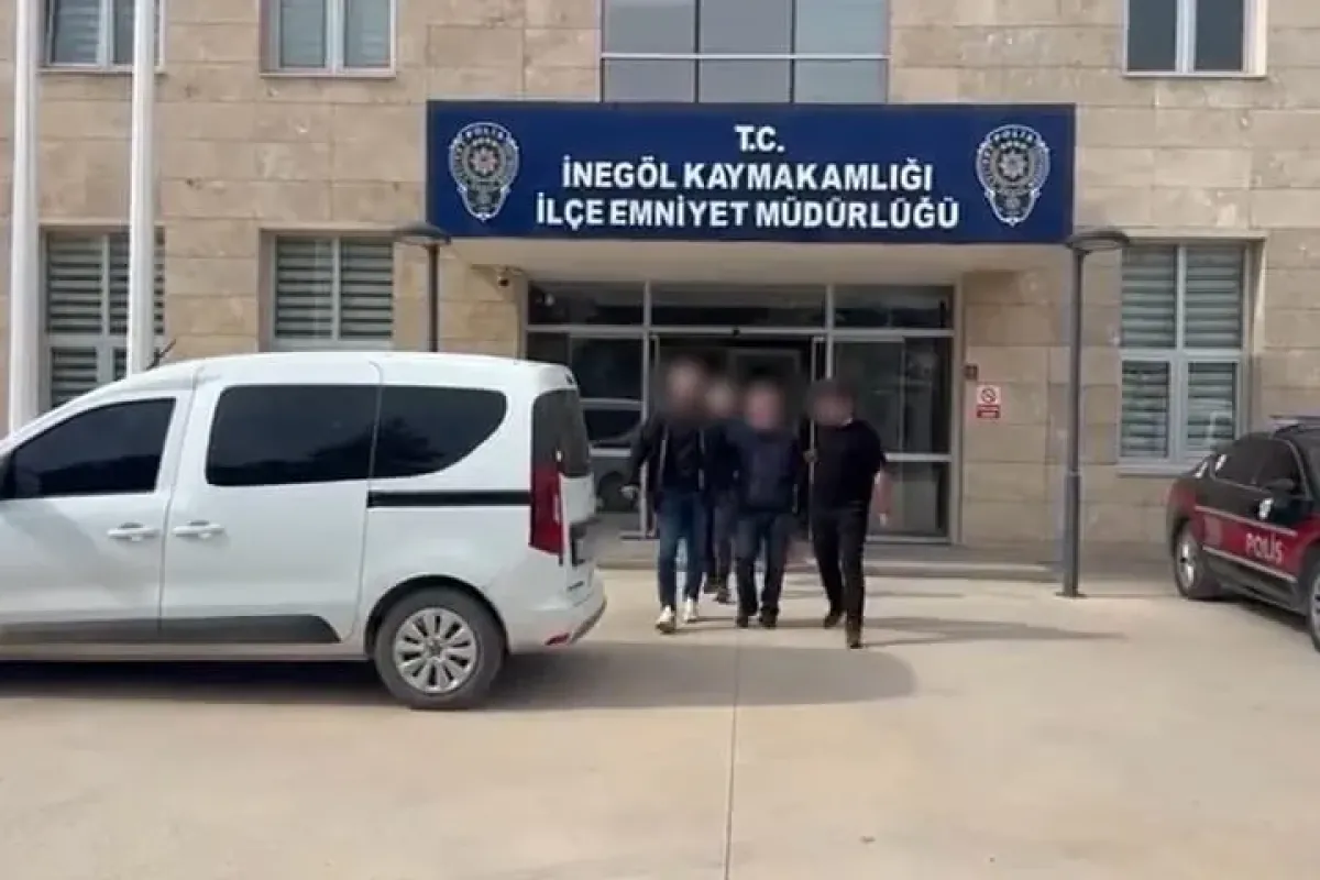 Cinayet zanlısı İnegöl'de polislerden kaçamadı