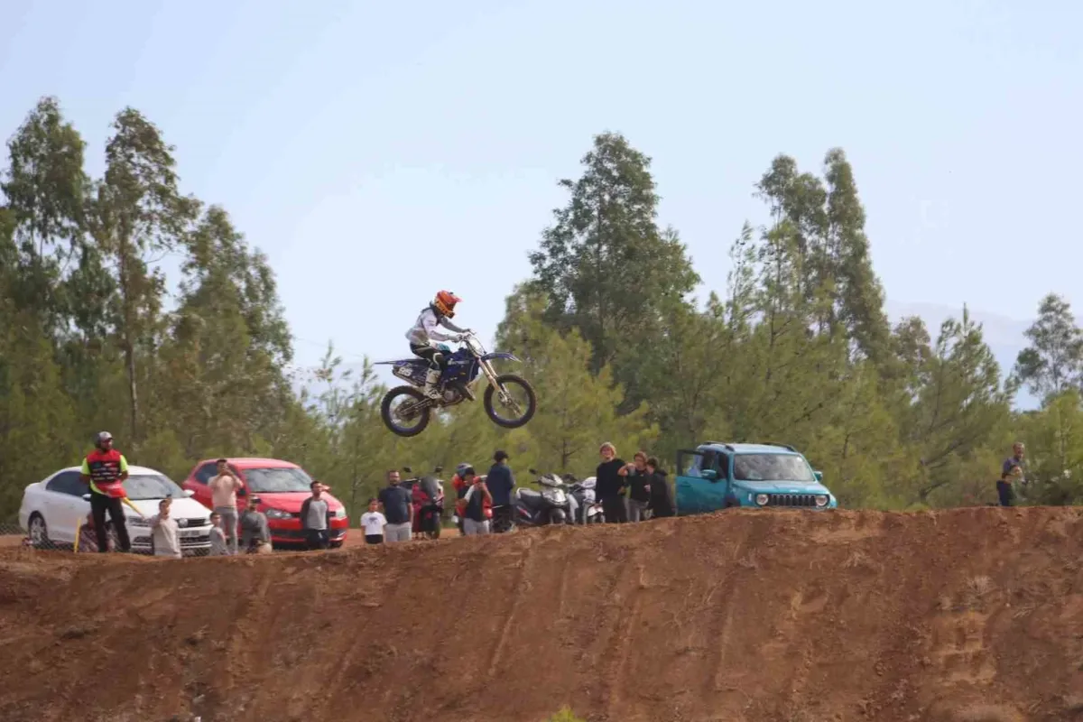 Fethiye’de motokros heyecanı