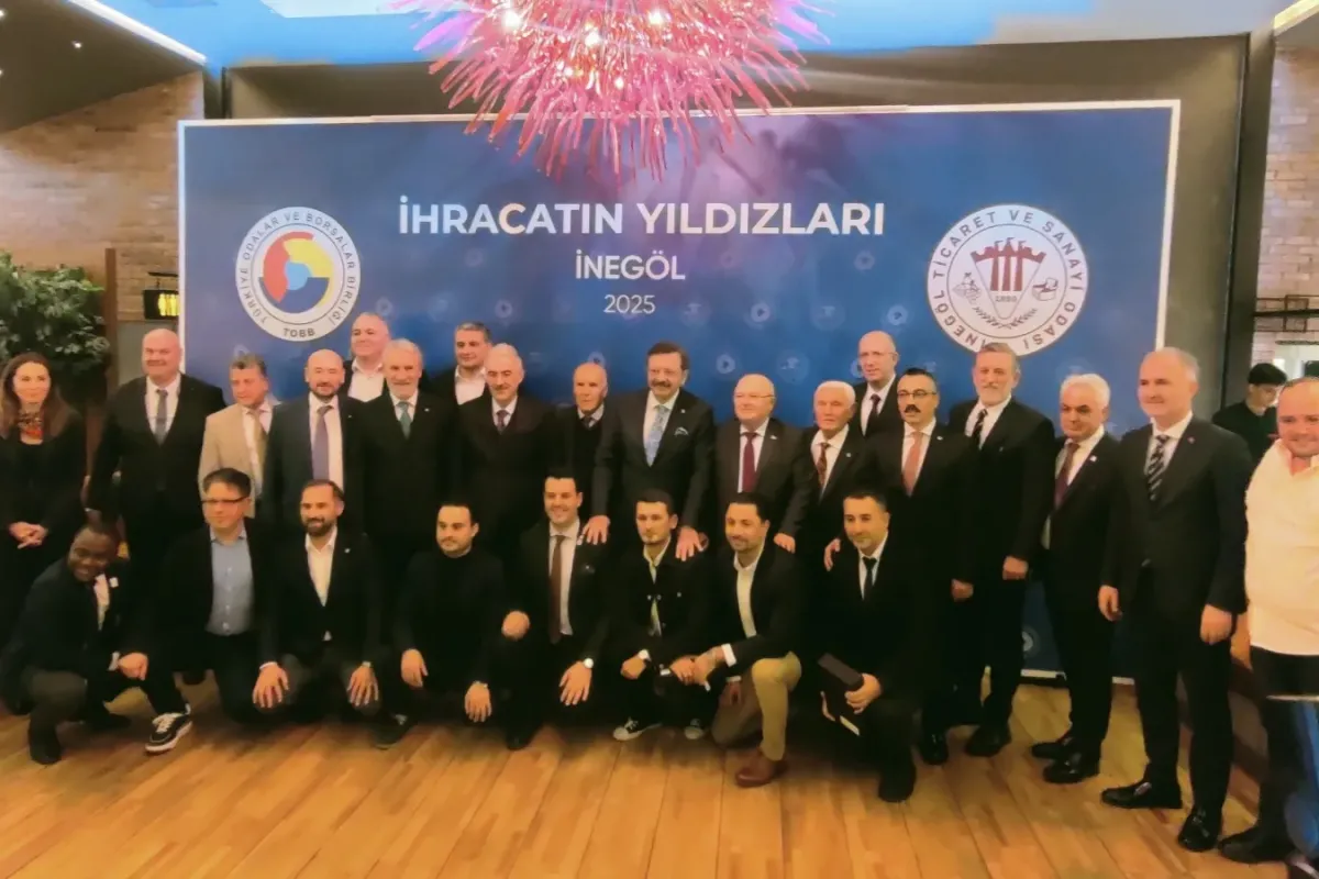 İnegöl’de İhracatın Yıldızları Ödüllerini Aldı