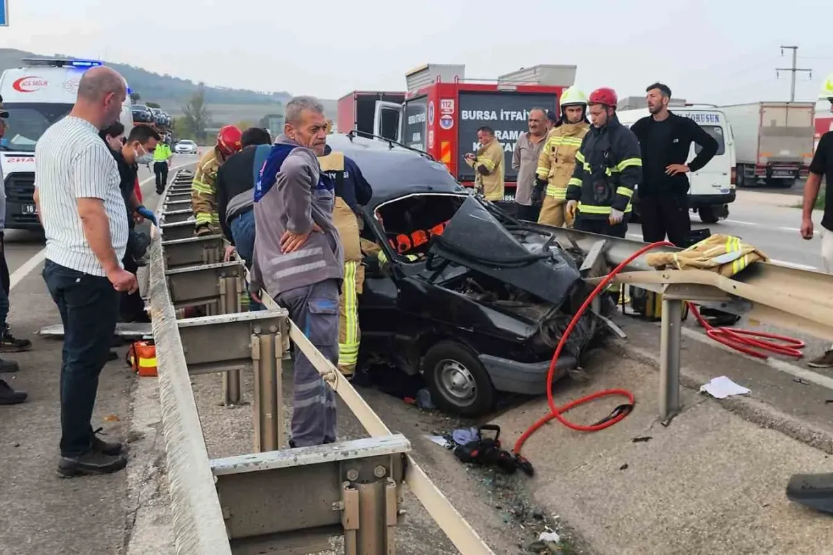 Bursa’da feci kaza: 4 yaralı