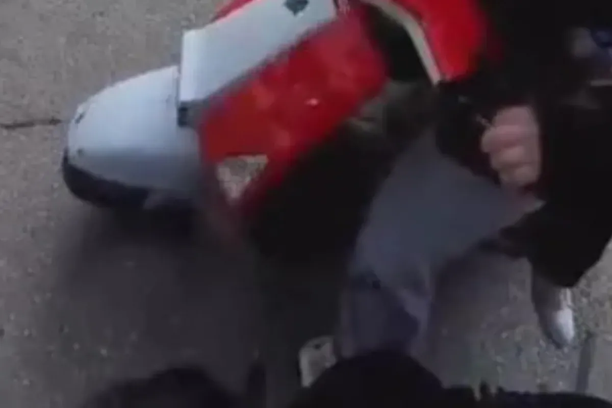 İnegöl'de ilginç kaza! Diyaloglar gülümsetti