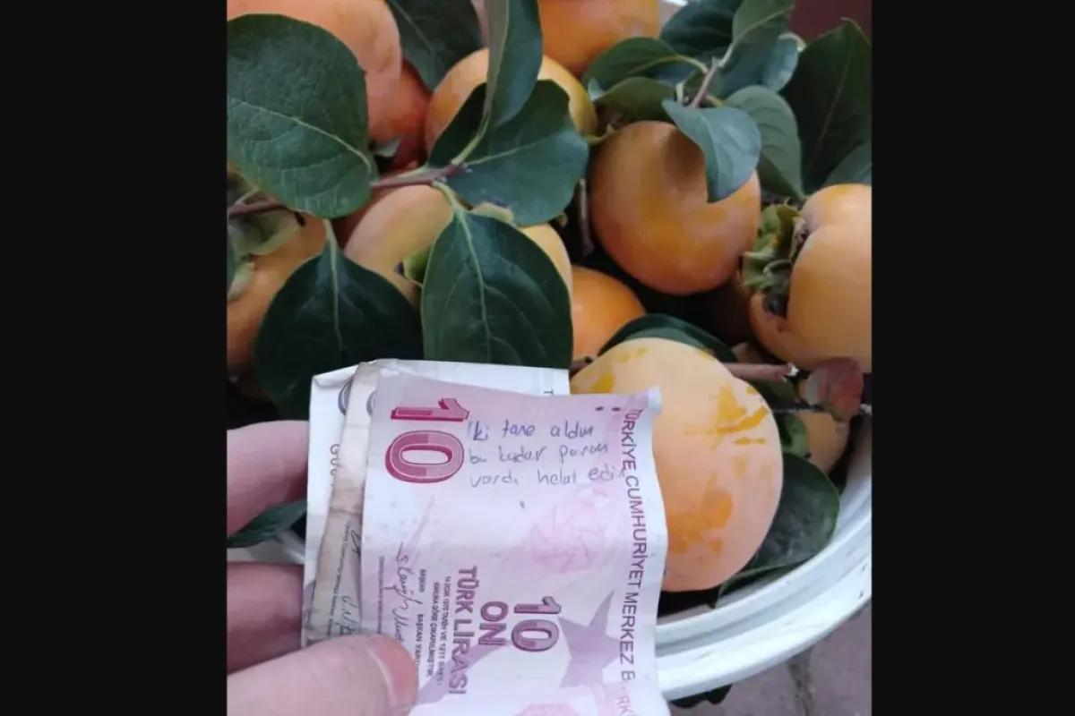 İnegöl’de Duygulandıran Olay! Parayı bıraktı bu notu yazdı