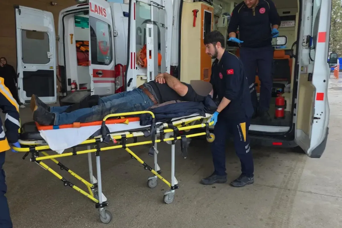 İnegöl'de feci kaza! 1 ağır yaralı