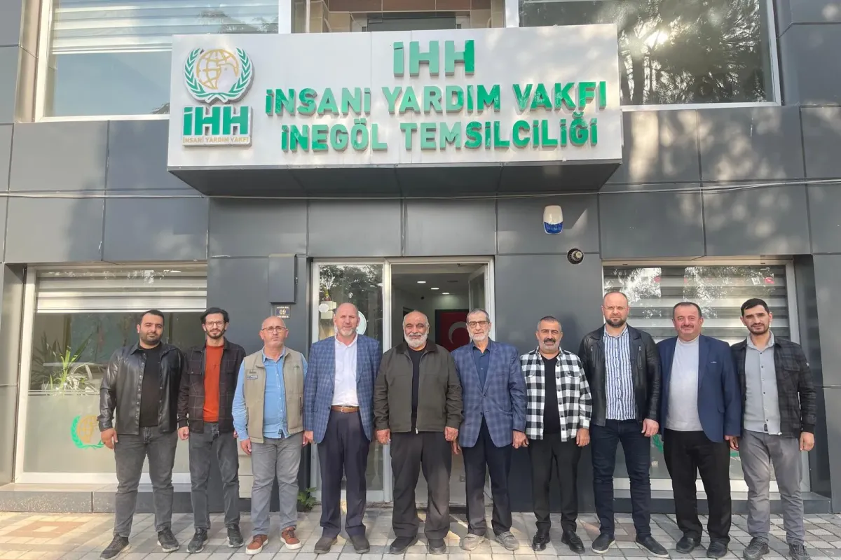 İHH Genel Başkanı Bülent Yıldırım'dan İnegöl’e Sürpriz Ziyaret