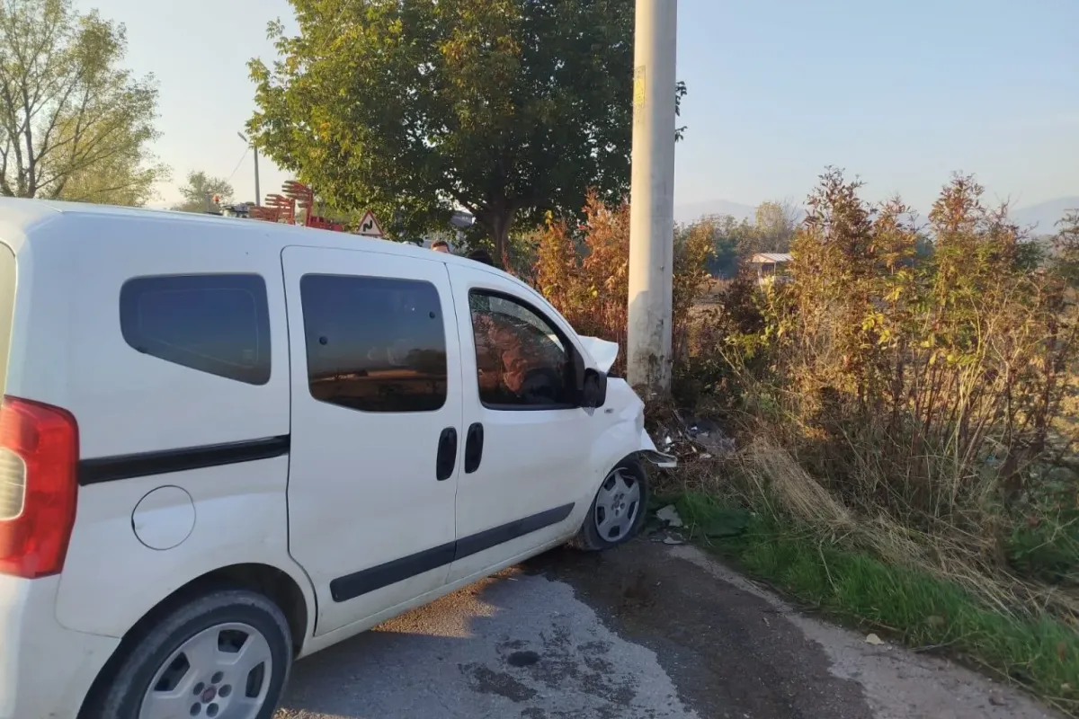 Alibeyköy yolunda korkutan kaza