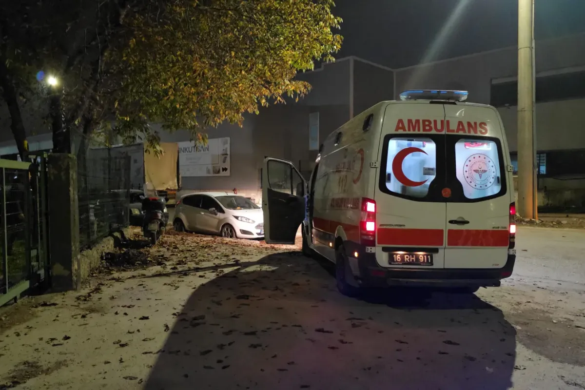 İnegöl’de Motosiklet Devrildi: 1 Yaralı