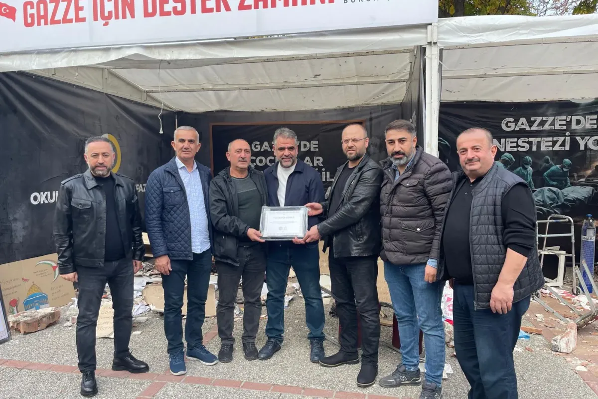 Kafkas Sosyal Yardım Derneği’nden Gazze’ye dev bağış