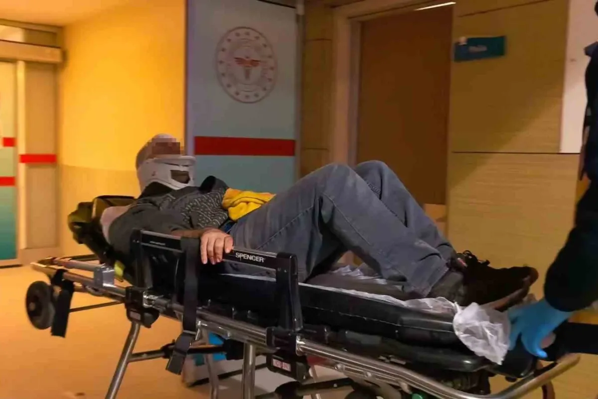 İnegöl'de otomobilin çarptığı yaya ağır yaralandı
