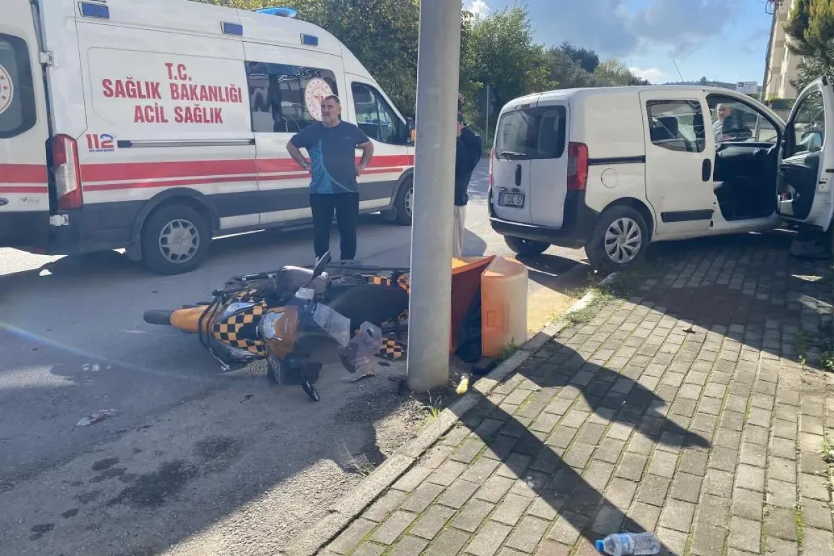 Eğitim pistinde feci kaza!