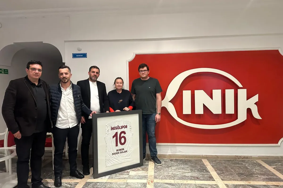Kınık Maden Suları’ndan İnegölspor’un Forma Kampanyasına Anlamlı Destek