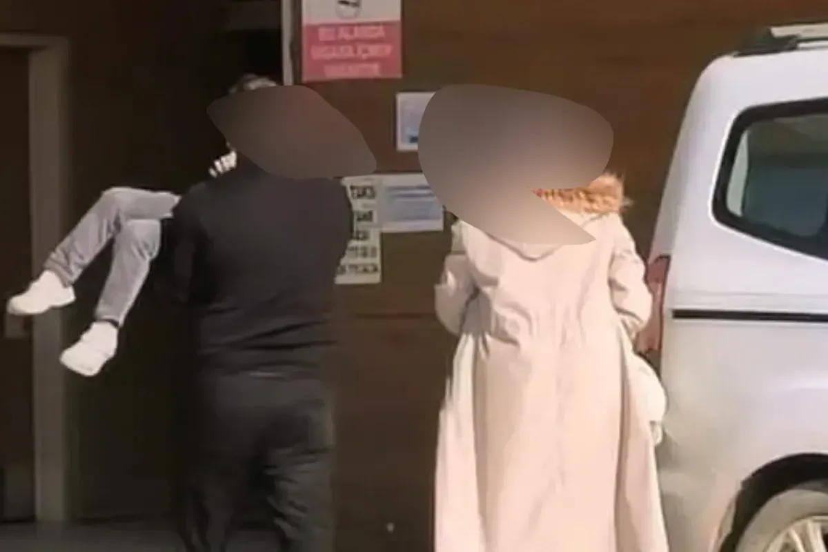 İnegöl'de küçük çocuk dehşeti yaşadı