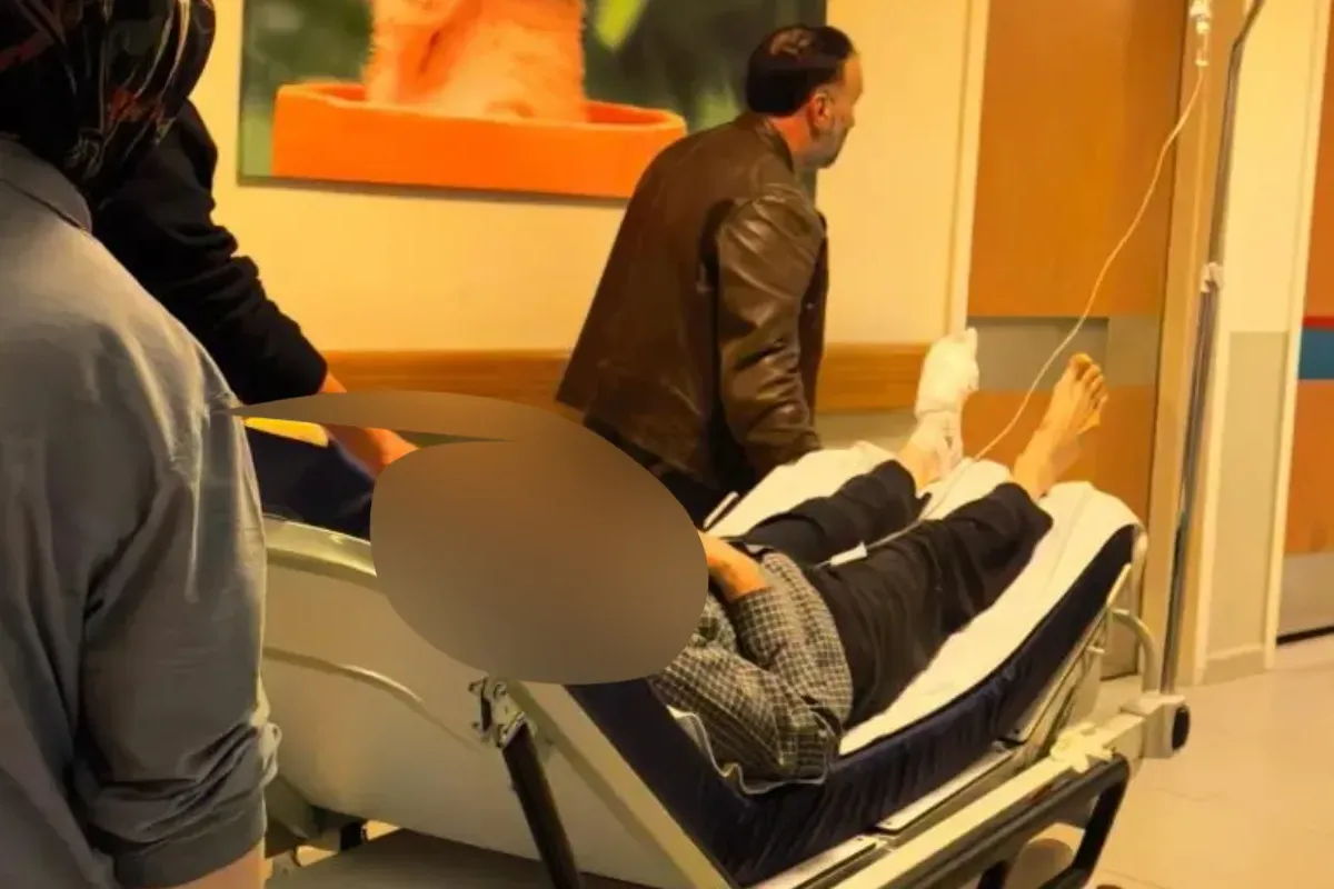 İnegöl'de odun keserken ayağından oluyordu!