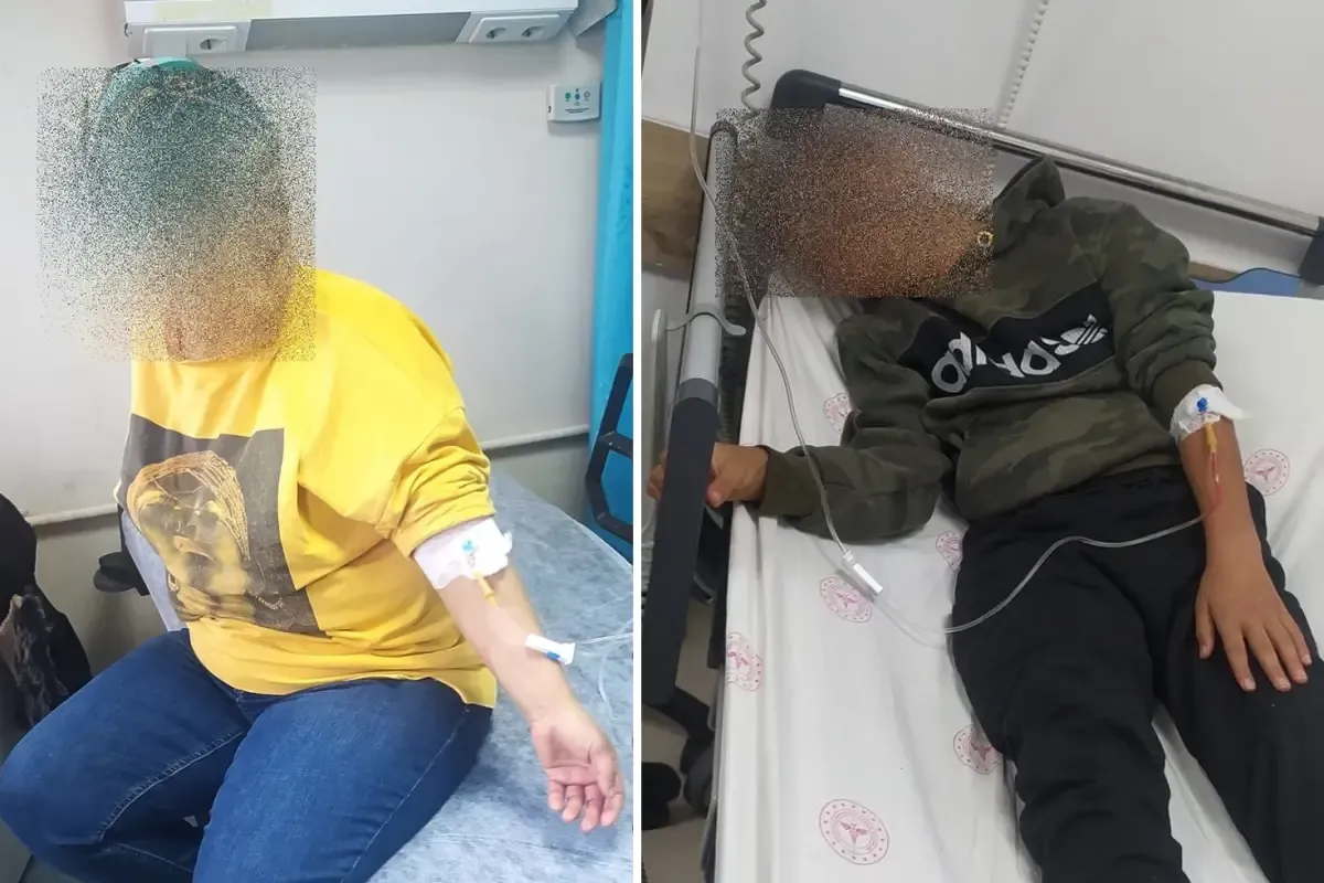 Zincir marketten aldılar! Anne ve oğlu hastanelik oldu