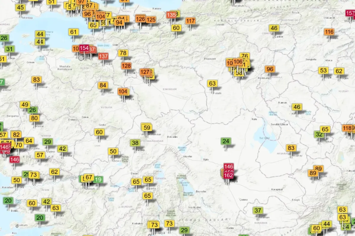 İnegöl’de Hava Kalitesi Alarm Veriyor