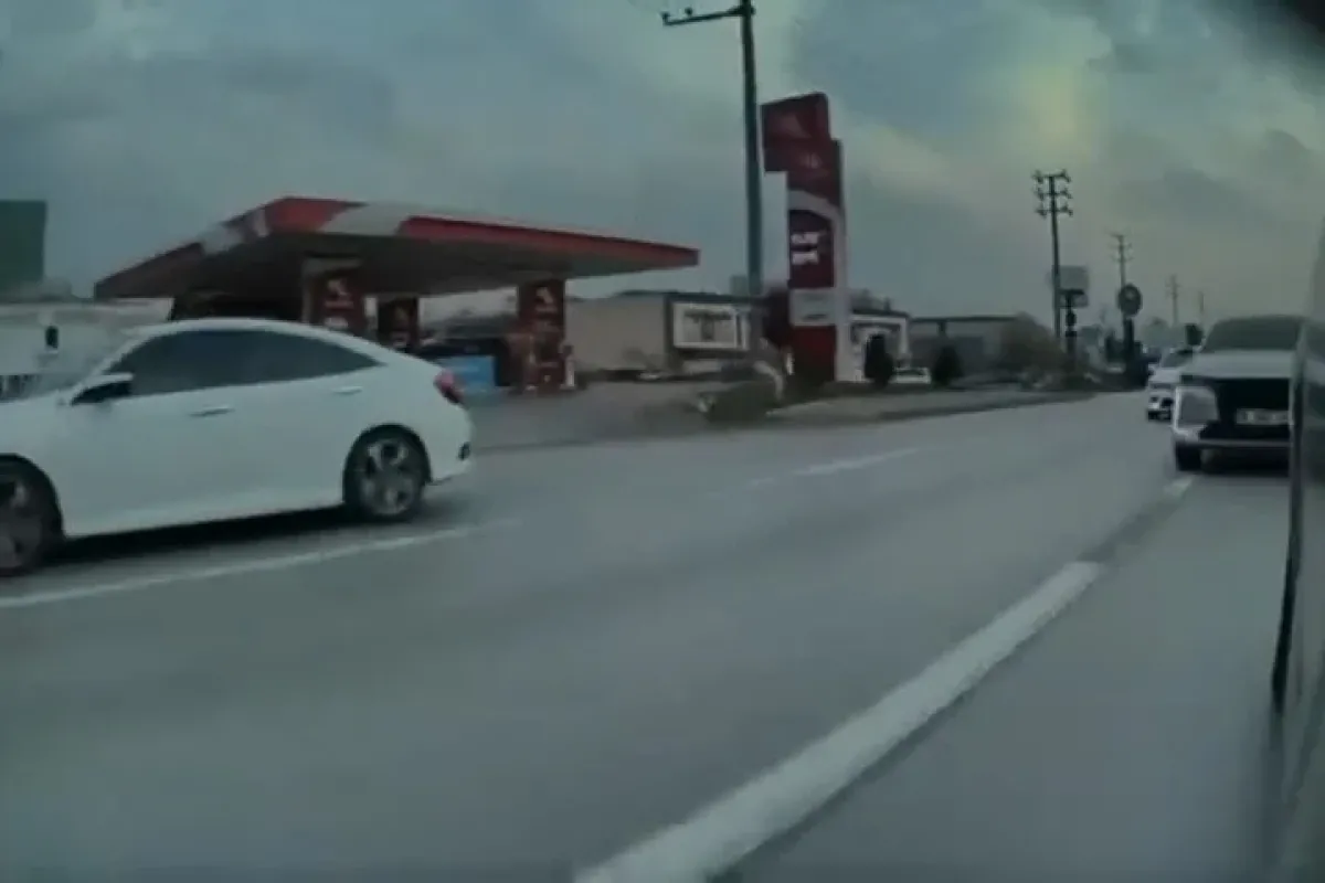 Bursa’da tehlikeli makas kamerada