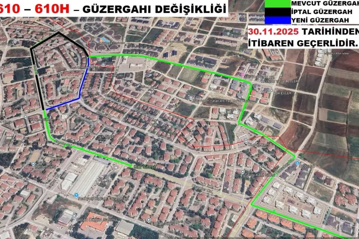 İnegöllüler dikkat! Yeni güzergahlar bugün başladı